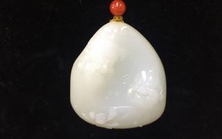 极品新疆和田玉籽料貔貅状似羊油,土豪开口300万都不卖